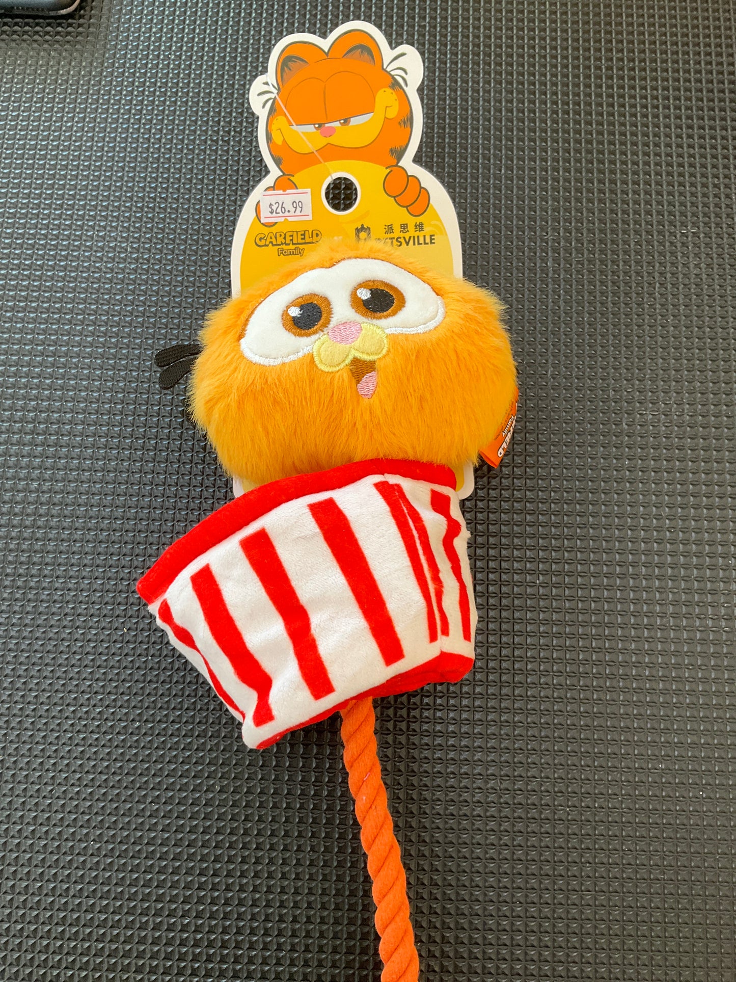 Petsville x Garfield – Sweet Energy Cup Rope Dog Toy